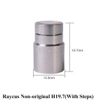 QBH Protective Window D12.8 H19.7 Silver Type RaycusOEM - Görsel 3