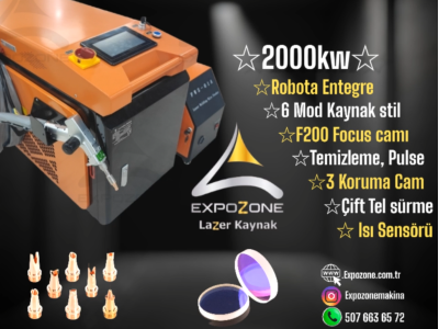 2kW lazer kaynak makinesi görünüm